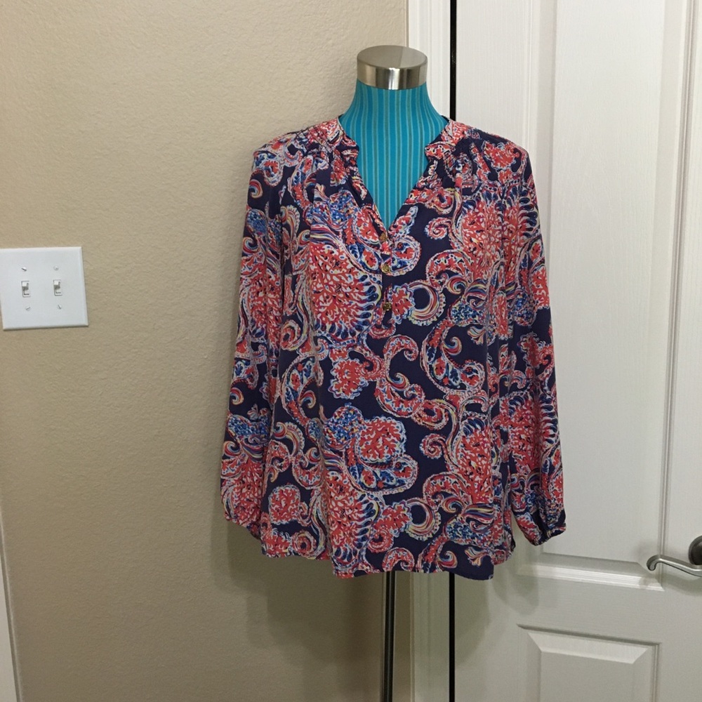 Lily Pulitzer Silk blouse
